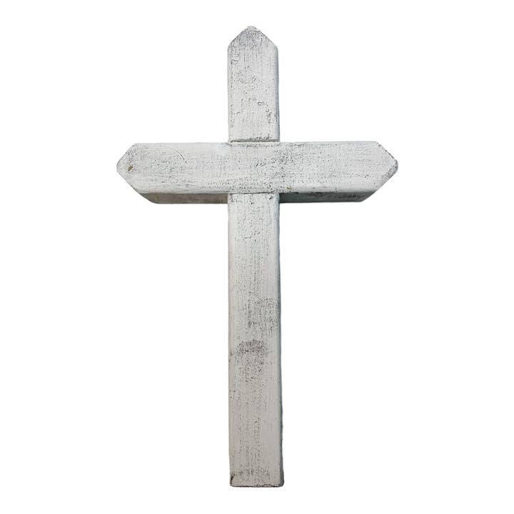 Hanging Distressed Cross for wholesale by Joshua Jar