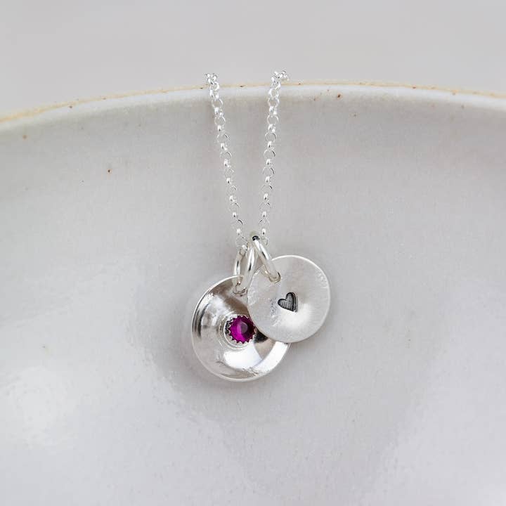 Lucy Kemp Jewellery - Wholesale Pendant/Charm Necklace - Sterling Silver Boho Pendant4
