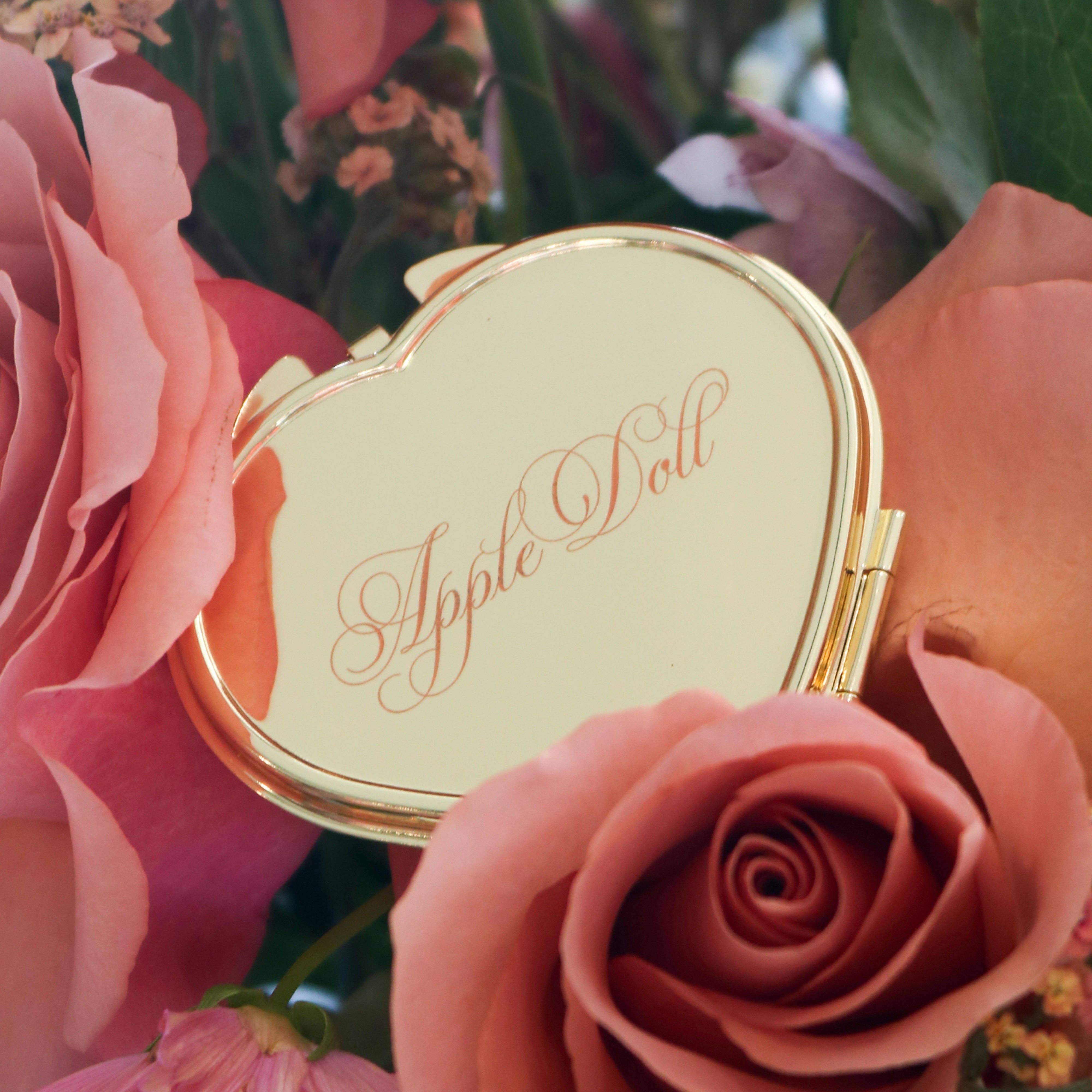 AppleDoll - Wholesale Compact Mirror - Heart Mirror5