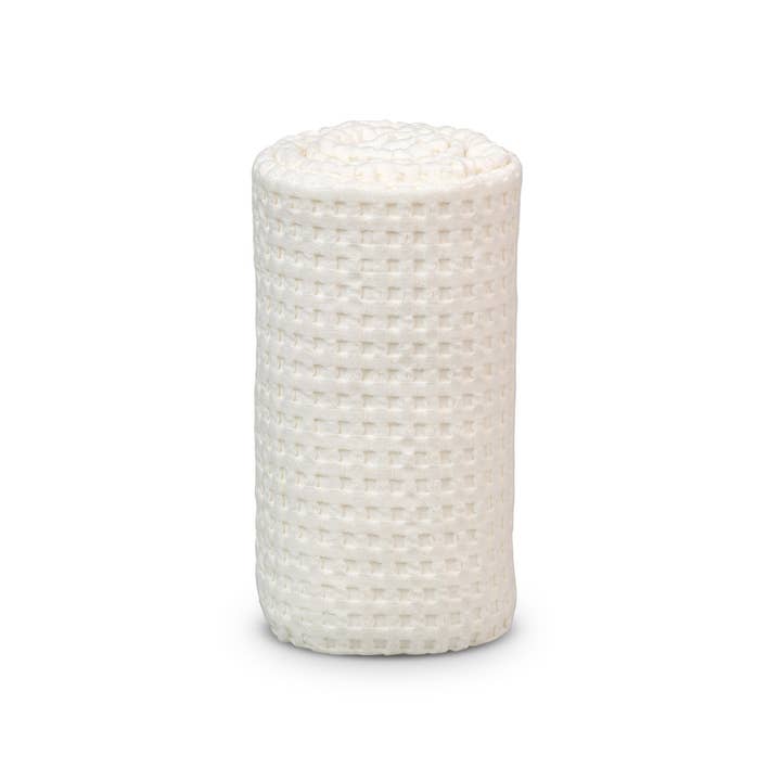 Lulujo Baby – Engroshandel Sengetæppe - Børn og baby – Vaffel Baby Tæppe – 100% Bomuld, Blødt, Creme Vanilje1