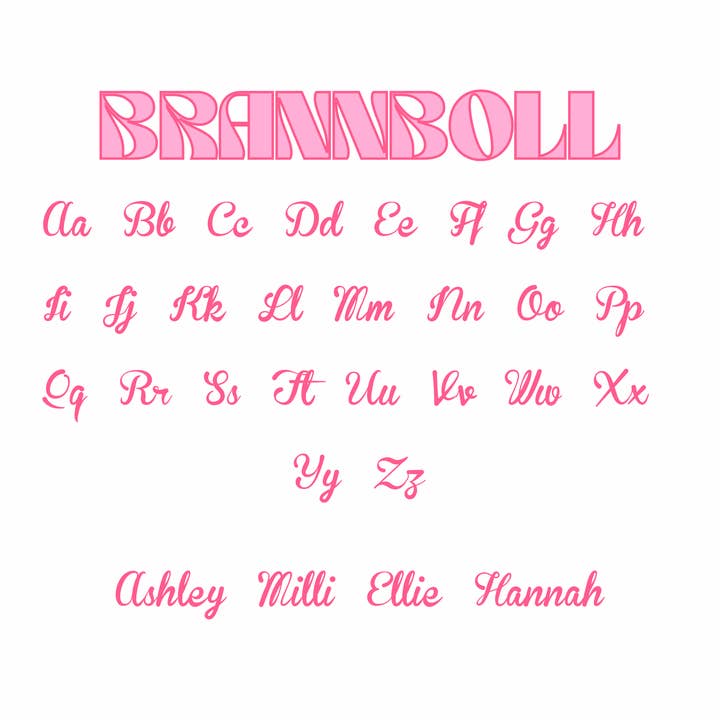 Anpassat Cursive Halsband för wholesale av Milli London