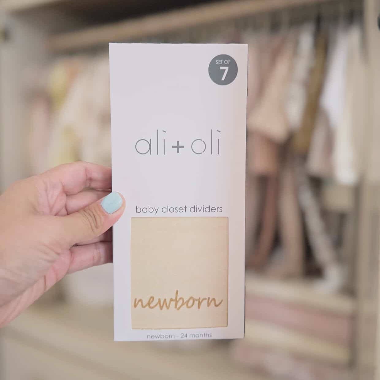 Ali+Oli - Wholesale Clothes Hangers - Baby Closet Size Dividers & Organizer – Newborn - 24 Months2