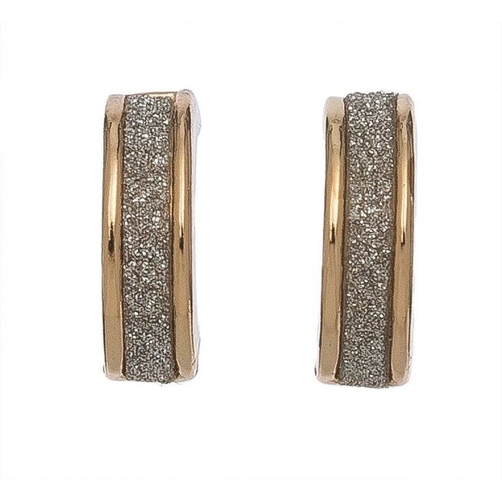 Howard's - Wholesale Hoop Earrings - Glitter Hoop Ear Sense Hoop Earrings