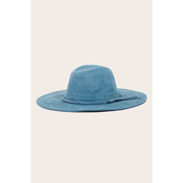 Anarchy Street - Wholesale Fedora - Women's - Braided Faux Suede Fashion Hat