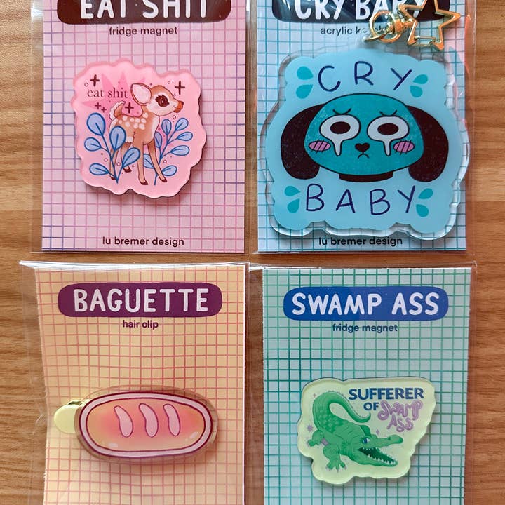 lu bremer design - Wholesale Hair Clip - Women's - bread baguette hair clip8