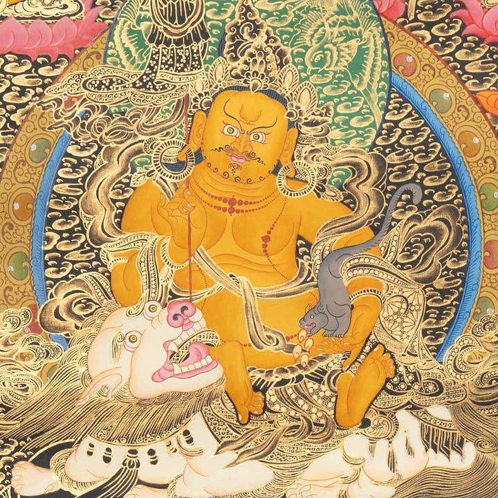 Lucky Thanka - Wholesale Painting/drawing - Hand-Painted Zambala Thangka1