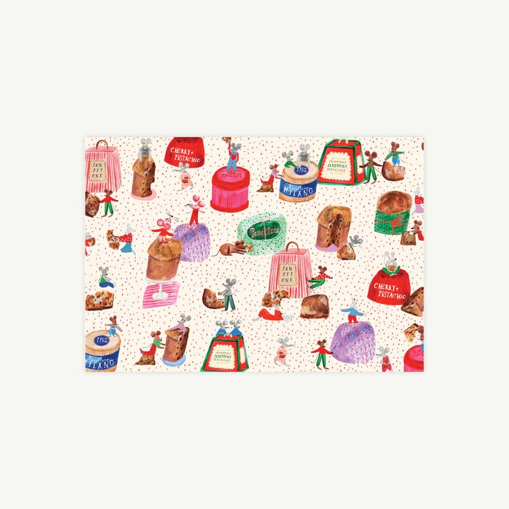 Nibble Nibble Gift Wrap for wholesale by Mr. Boddington's Studio