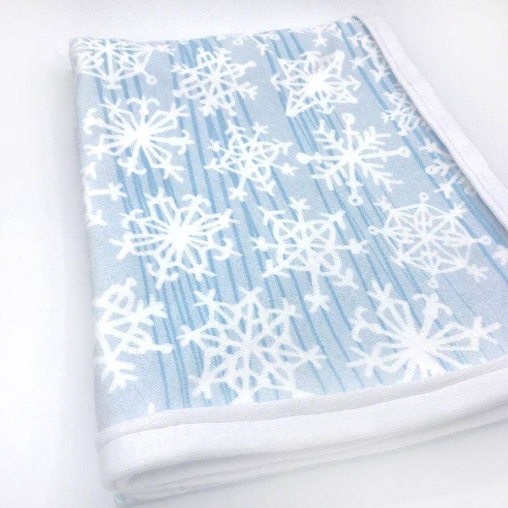 Sunny Day Designs - Wholesale Receiving Blanket - Baby - Snowflake Organic Cotton Baby Blanket2