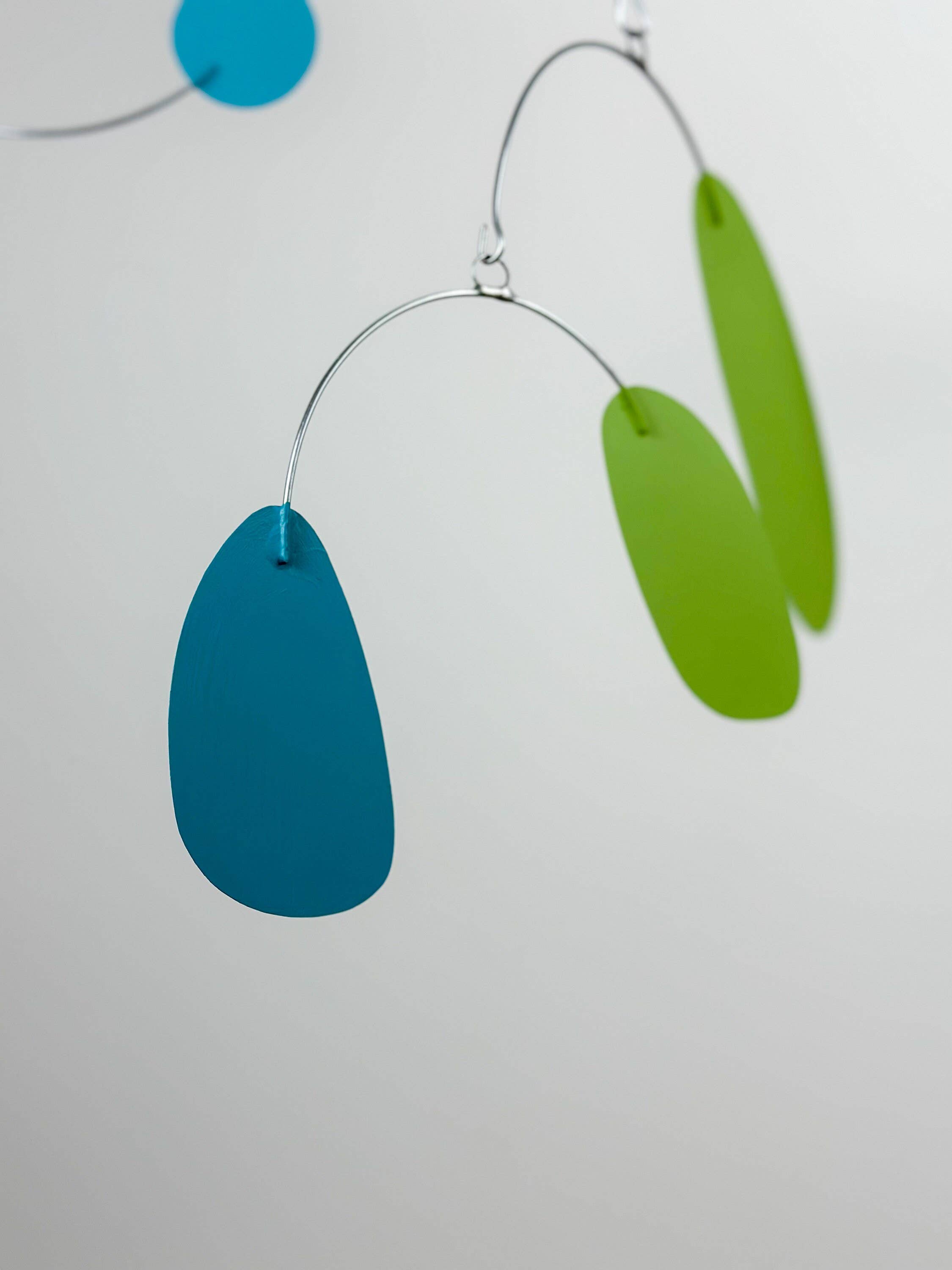 Kelly Design Mobiles - Venta al por mayor Móviles - Móvil | Móvil colgante | Móvil ovalado | Verde azulado, verde y naranja2