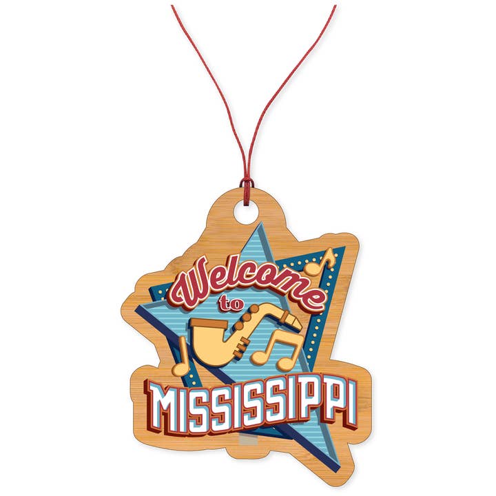 Ornament - Welcome to Mississippi Sign for wholesale by Morris Magnets