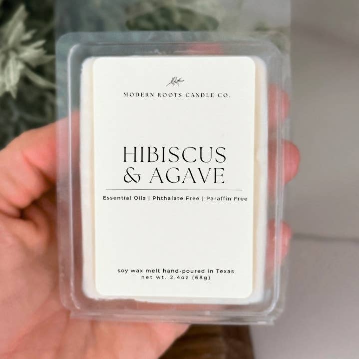 Modern Roots Candle Co. - Wholesale Smeltwax - Hibiscus & Agave | 68 g Sojawas Smeltblokjes0