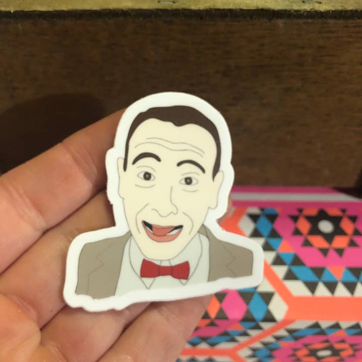 The Foxy Hipster - Wholesale Sticker - Pee Wee Herman Vinyl Sticker2