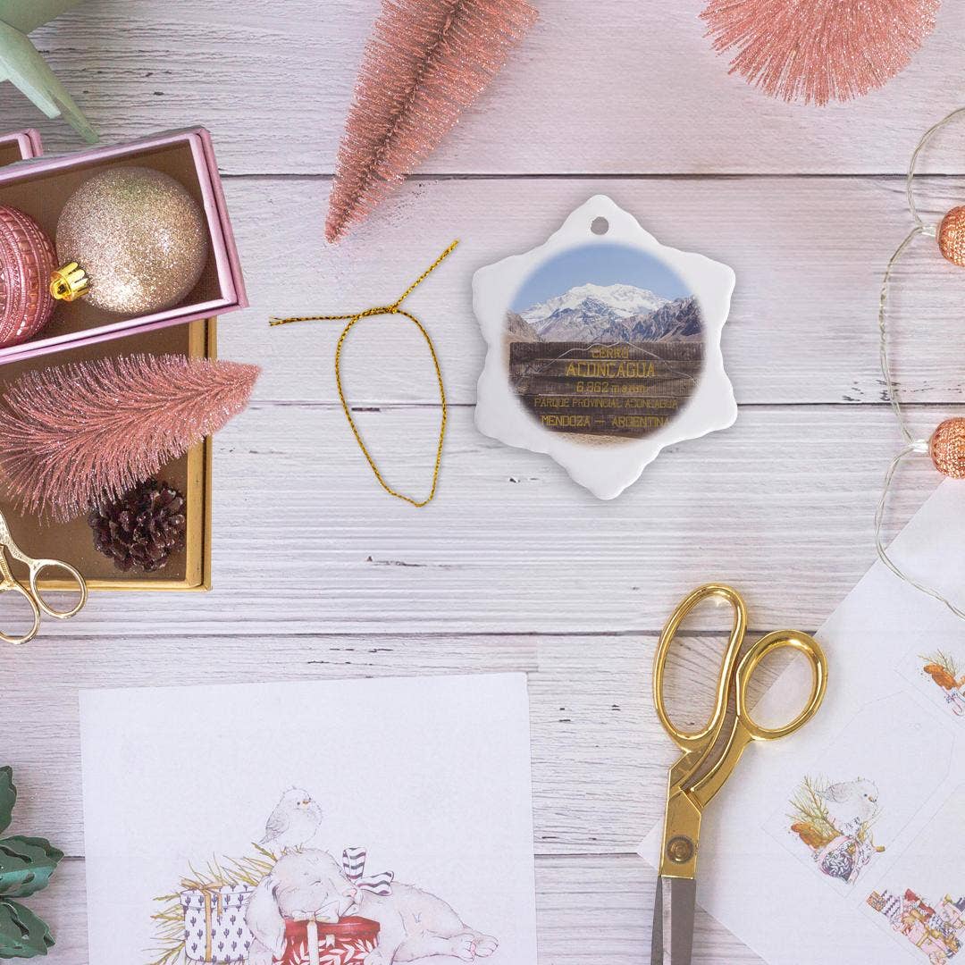 3dRose - Wholesale Ornament - 3dRose, Argentina, Parque Provincial Aconcagua, Mountain - SA01 JRI0122 - Jutta Riegel, Ornament12