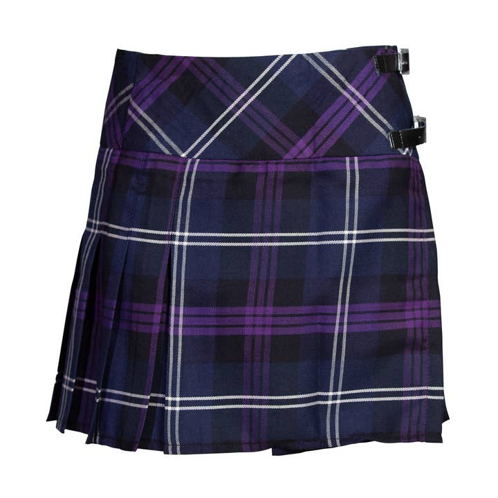 Ladies Polyviscose Billie Kilt - 16 inch Length - 5 Colours for wholesale by The Scotland Kilt Company