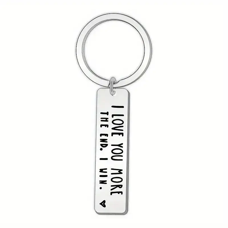 Magnifique Hearts - Wholesale Keychain - Unisex - Heartfelt 'I Love You More' Keychain - Gift for couples2