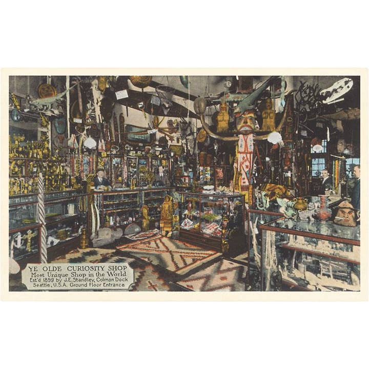 Found Image Press – wholesale Magnet – Magnet WA-393 Ye Olde Curiosity Shop, Seattle