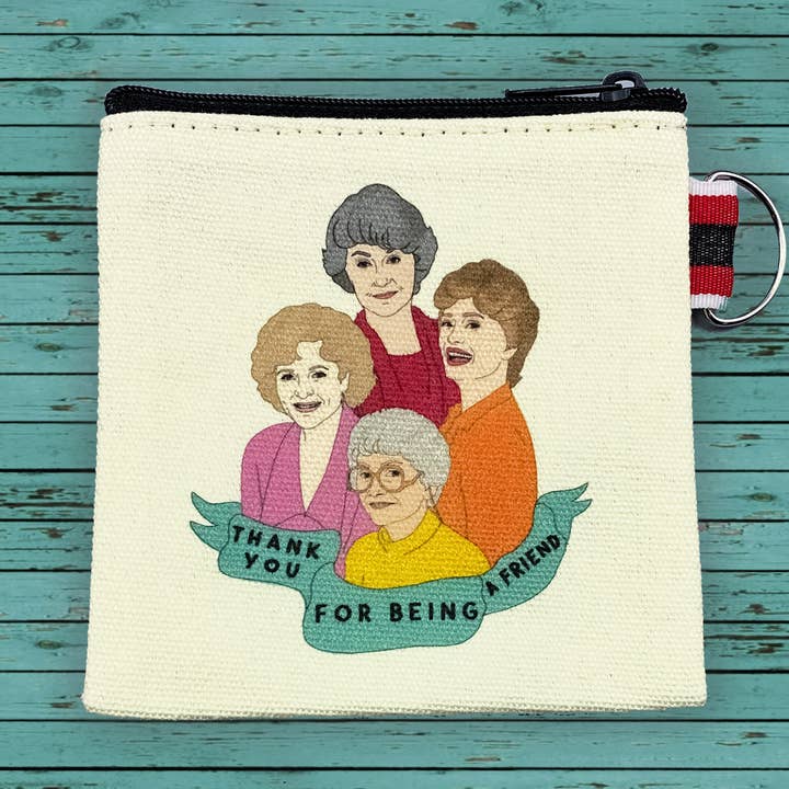 Bold Golden Girls Pouch for wholesale by Citizen Ruth