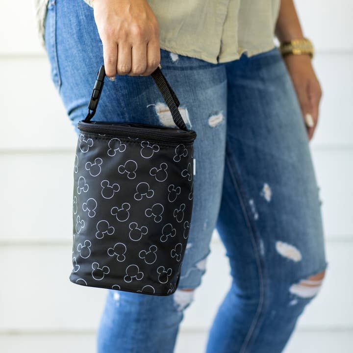 J.L. Childress - Wholesale Cooler/Cooler Bag - Disney Baby TwoCOOL Double Bottle Cooler, Mickey Black
