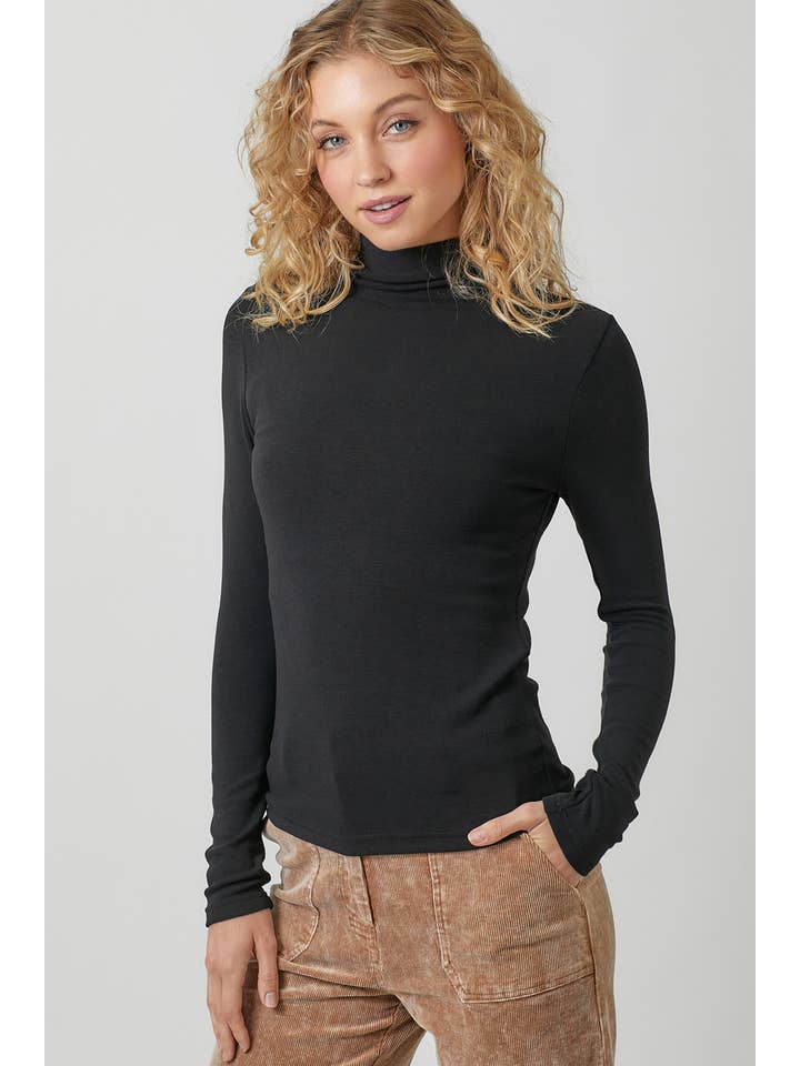 Mystree - Wholesale Knit Top - Women's - 60813 Knit Mock Neck Top
