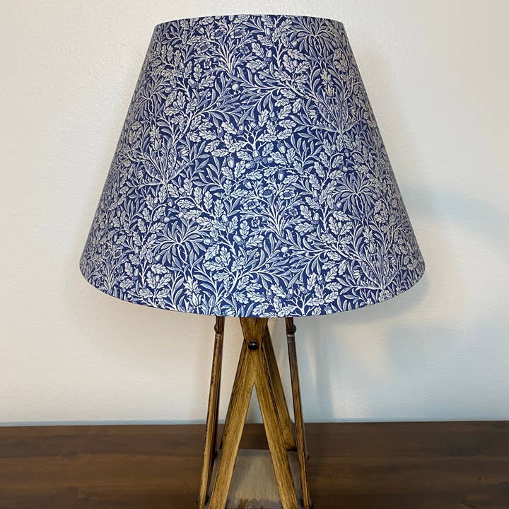 LouSeal Handmade Lampshades - Wholesale Lamp Shade - William Morris Mineral Pure Acorn Ink Handmade Lampshade9