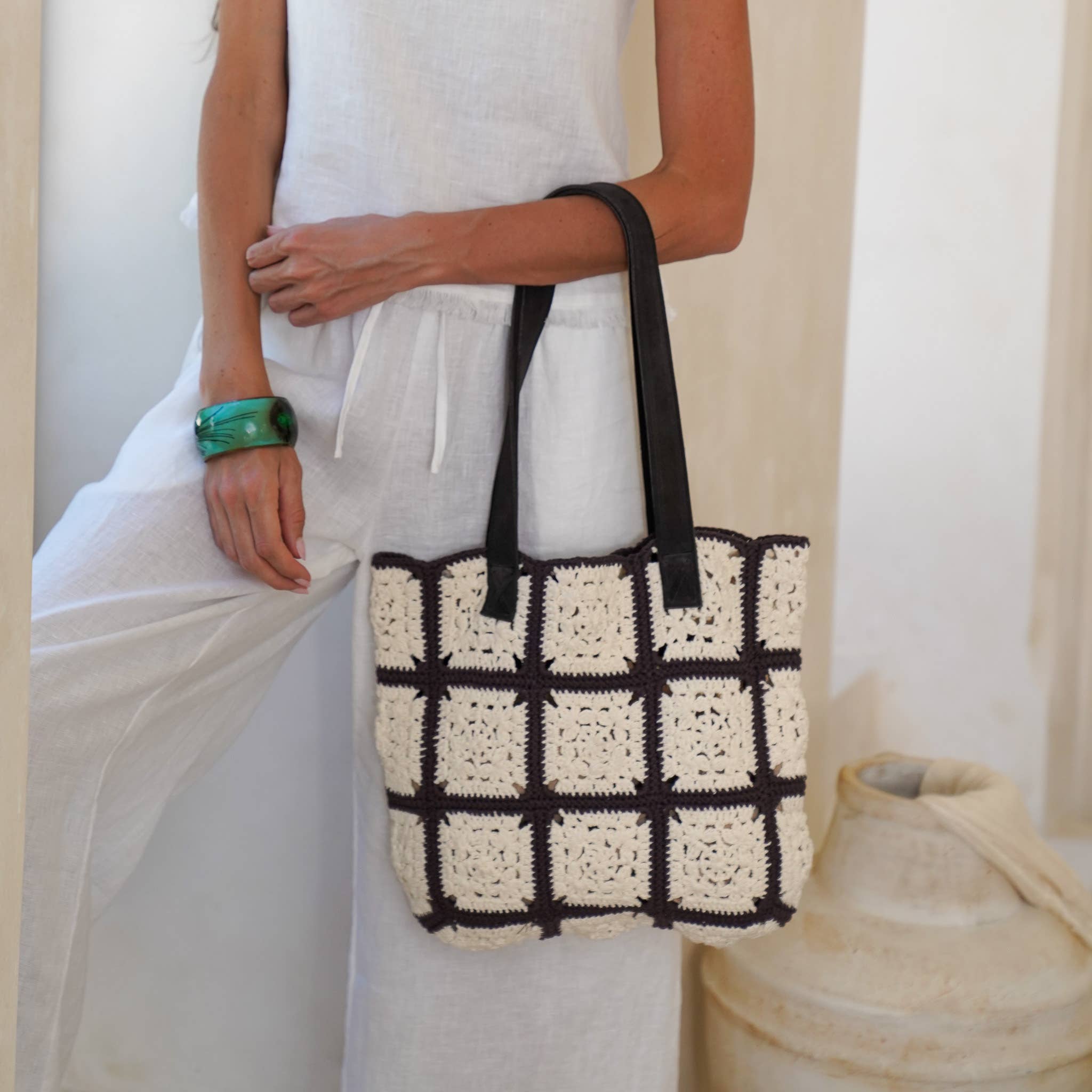 Voyage the Label – Engroshandel Tote bag - Dame – Milan Taske Brun1