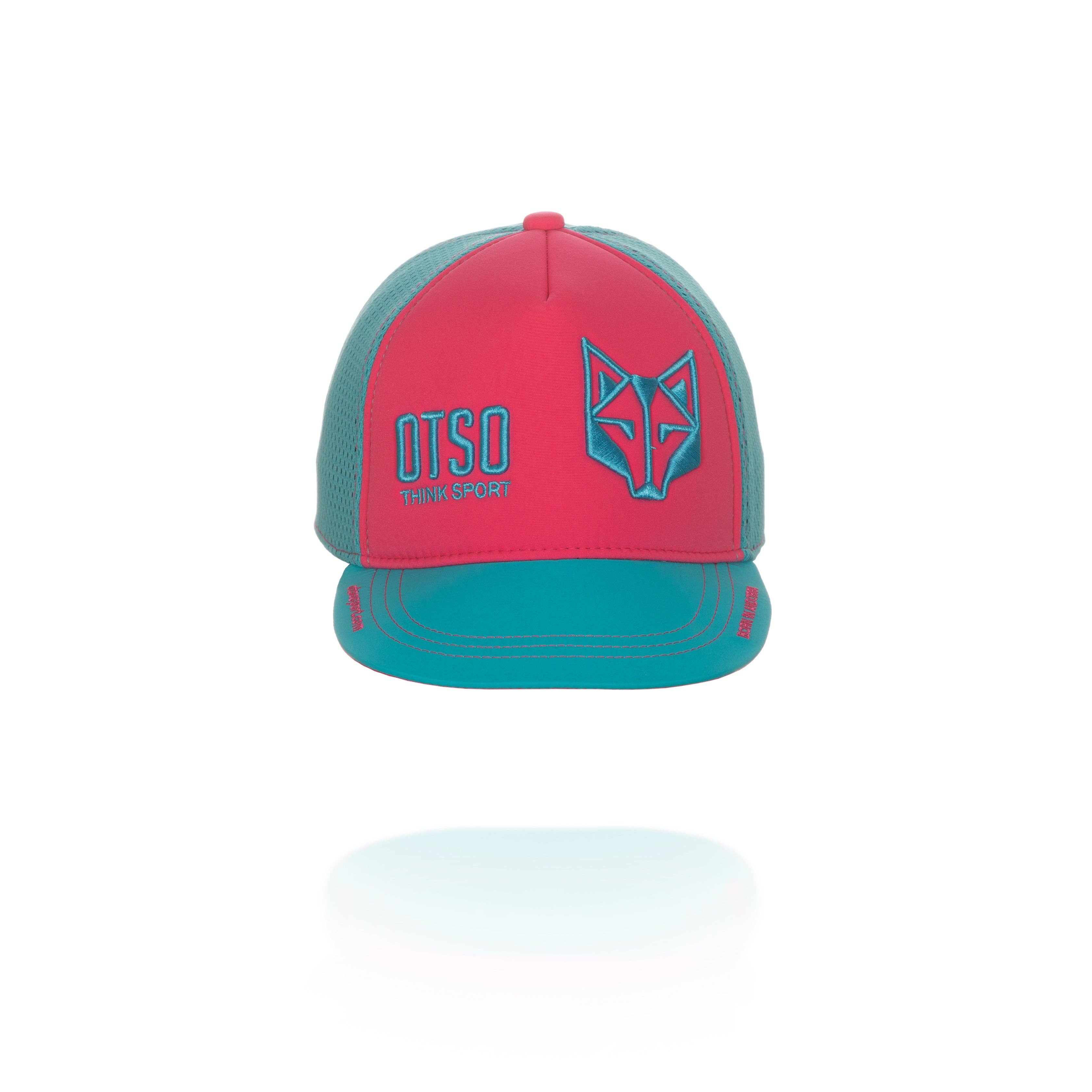 OTSO – wholesale Trucker hat – Unisex – Snapback Cap Fluo Pink//Light Blue1
