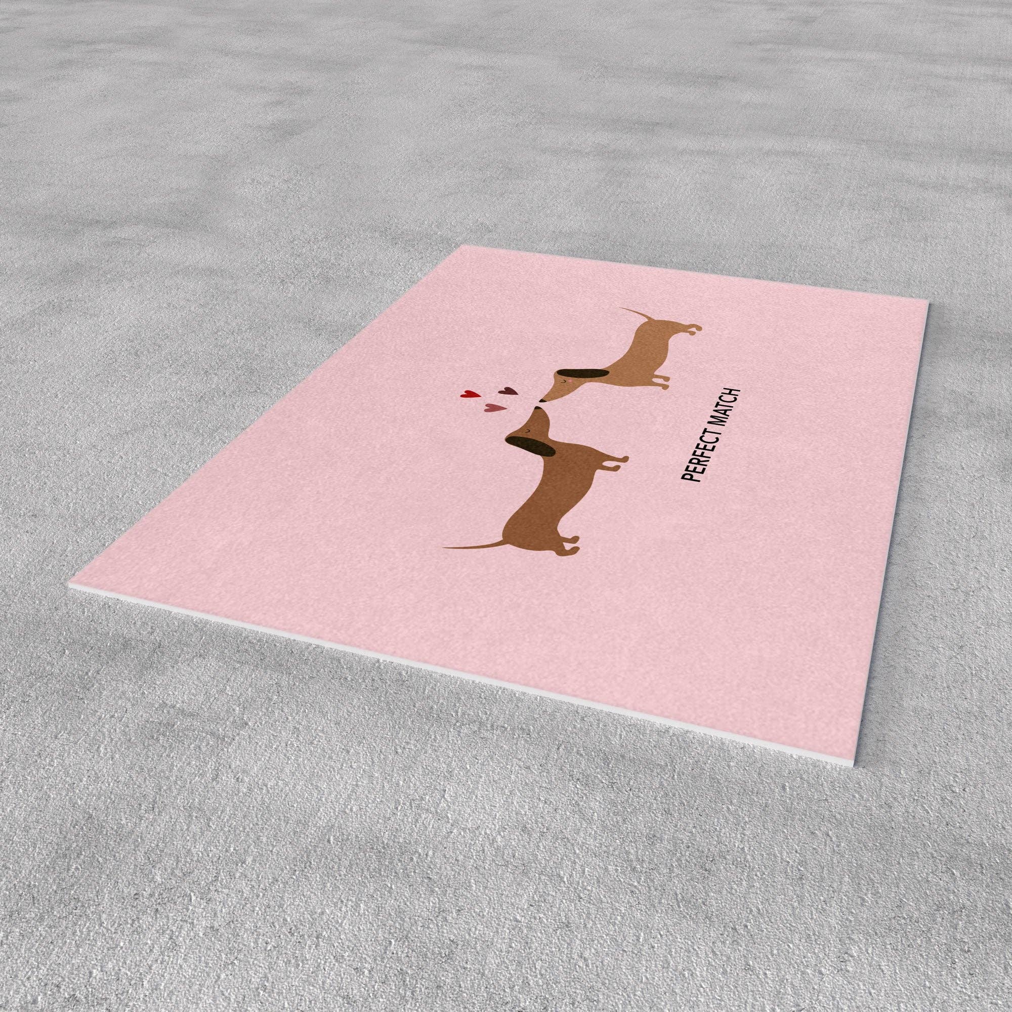 Naturbedacht – Engroshandel Postkort – Postkort - Gravhund perfekt match - Nr. 3052