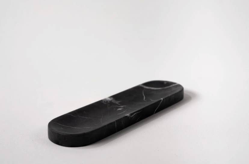 HAAND Craft - Wholesale Jewelry Dish - JEWELRY DISH TRAY, Black Marble Organizer, Marble Catchall2