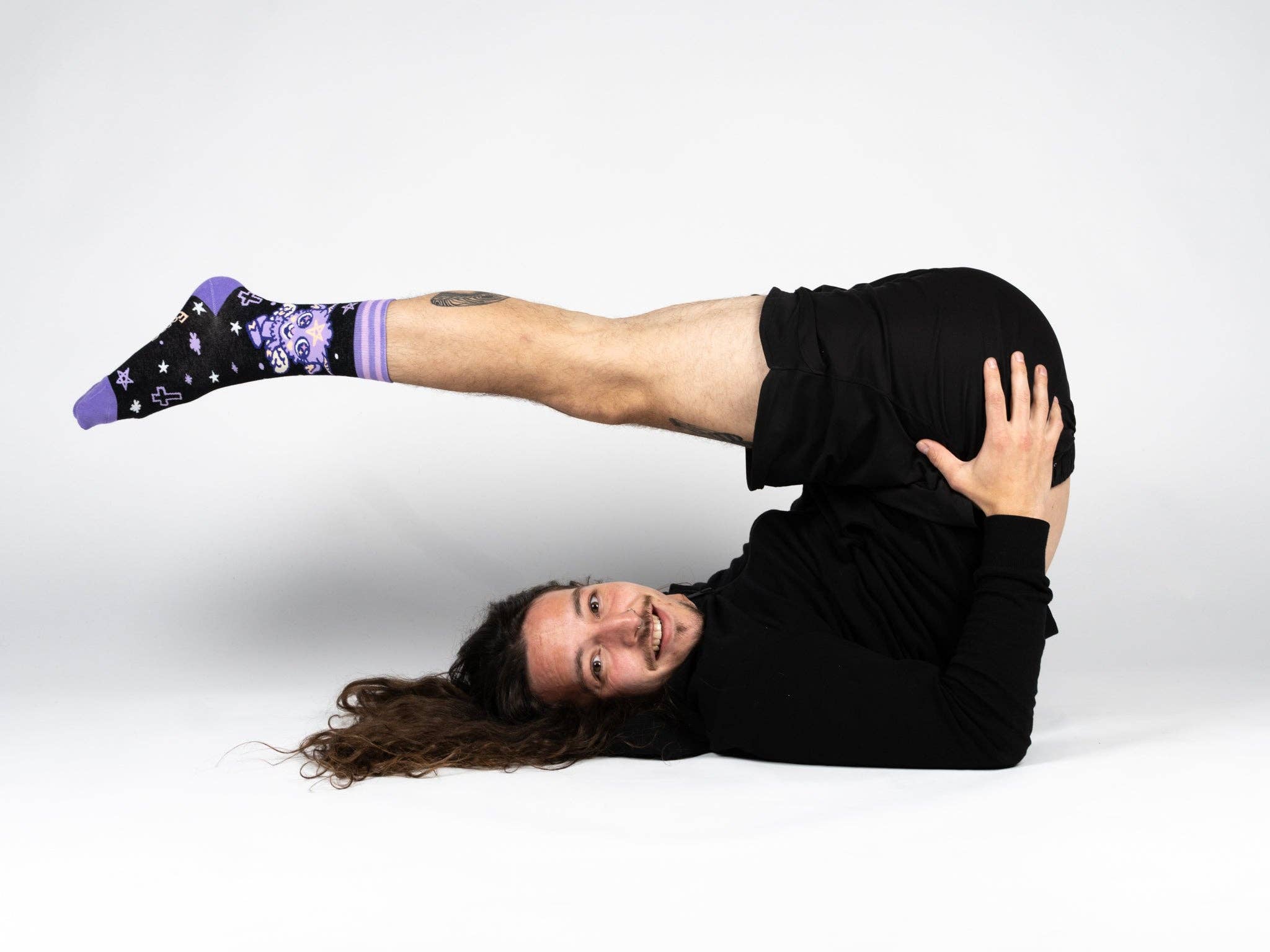 FootClothes LLC – wholesale Socks – Unisex – Baby Baphomet Crew Socks8