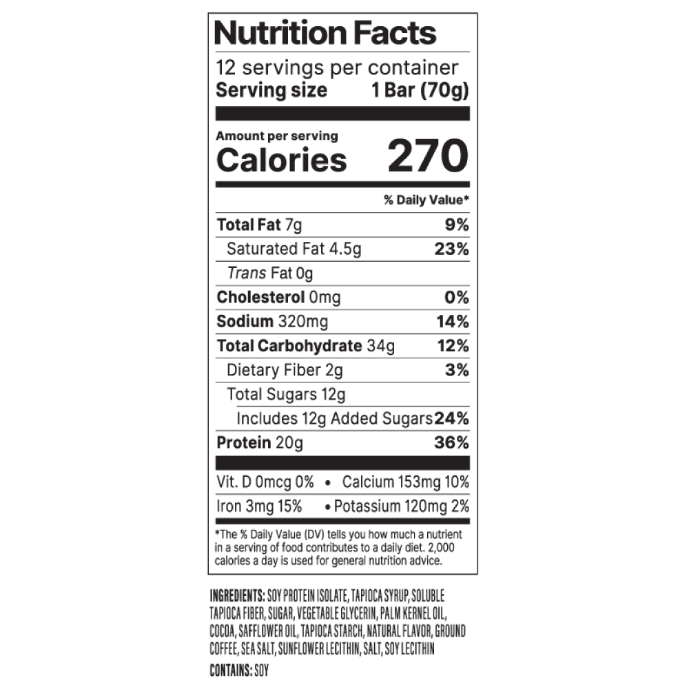 PROBAR - Vente Barres de céréales - Pochette PROTEIN Coffee Crunch4