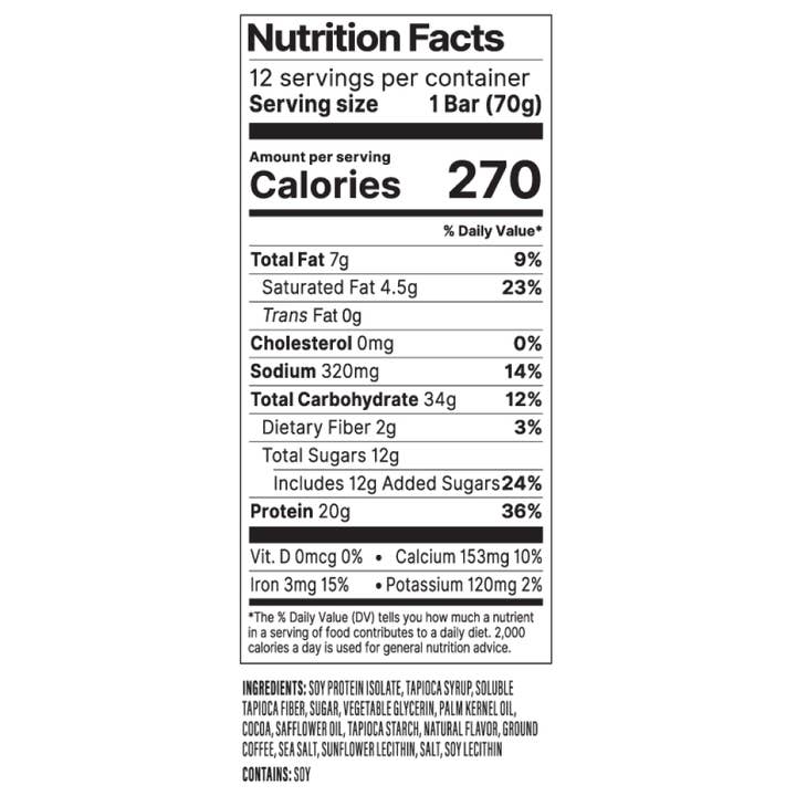 PROBAR - Vente Barres de céréales - Pochette PROTEIN Coffee Crunch4