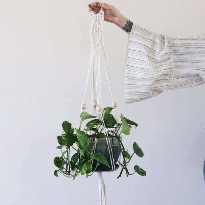 Gemini Rain - Wholesale Hanging Planter - Macrame Plant Hanger