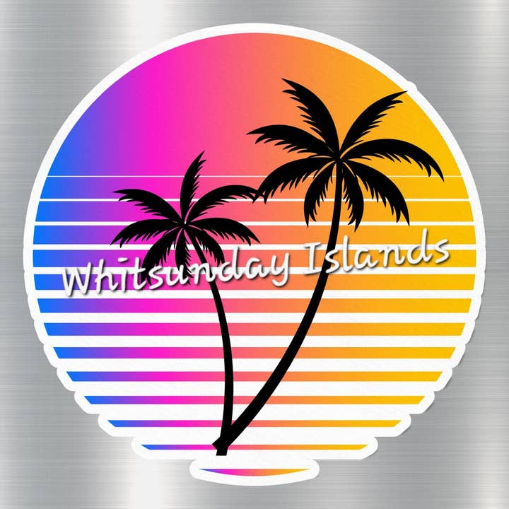 Whitsunday Island-Aufkleber für den Großhandel von GraffMerch.com