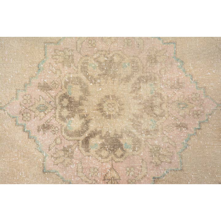 The Loom Wholesale - Wholesale Runner Rug - Vintage Geometric Wool Rug - Beige & Blue6