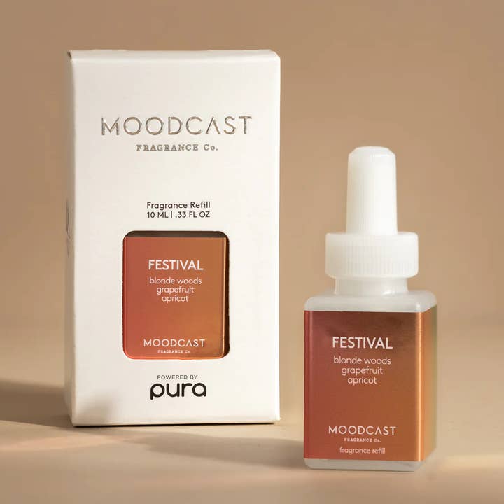 Moodcast Fragrance Co. - Wholesale Diffuser Fragrance Refill - Moodcast x Pura Smart Diffuser Refill - Festival - .33 oz0