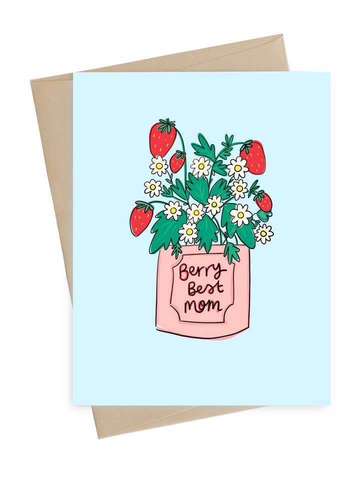 Berry Best Mom for wholesale by Little May Papery
