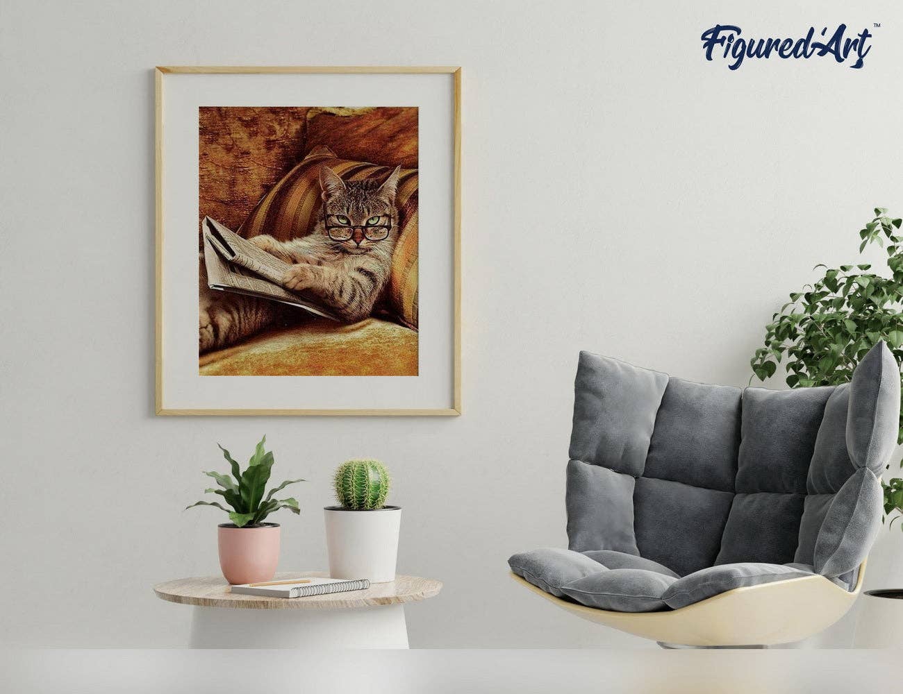 Figured'Art - Wholesale DIY Craft Kit - Paint by numbers - Don't mess with This Cat3