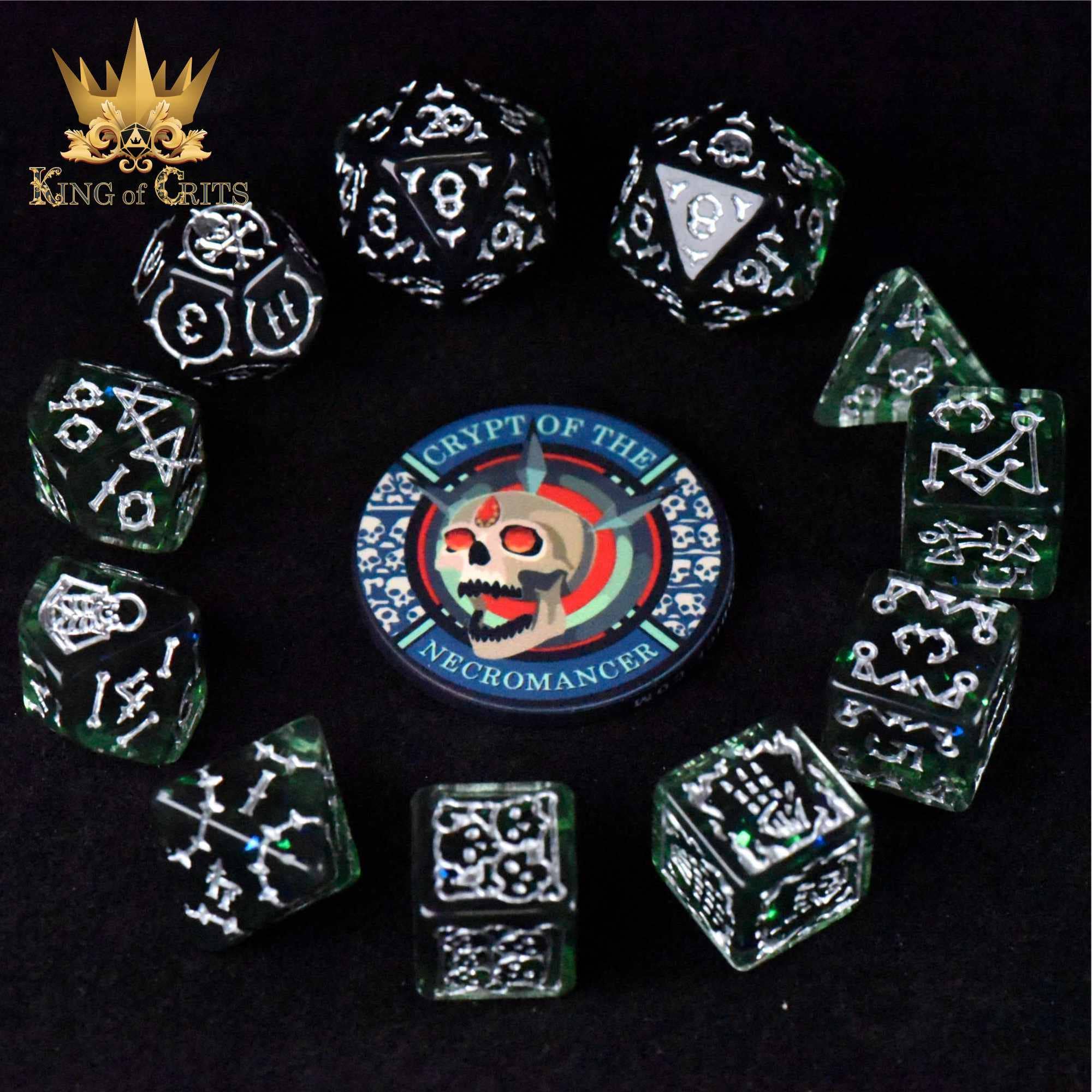 DNDDICE.COM - Wholesale Dice - Crypt of the Necromancer - 11 Dice Set2