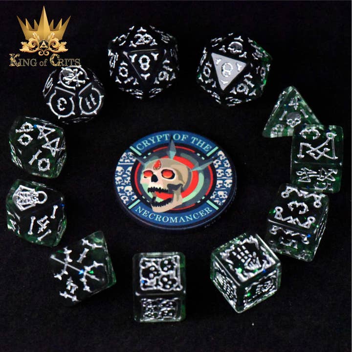 DNDDICE.COM - Wholesale Dice - Crypt of the Necromancer - 11 Dice Set2