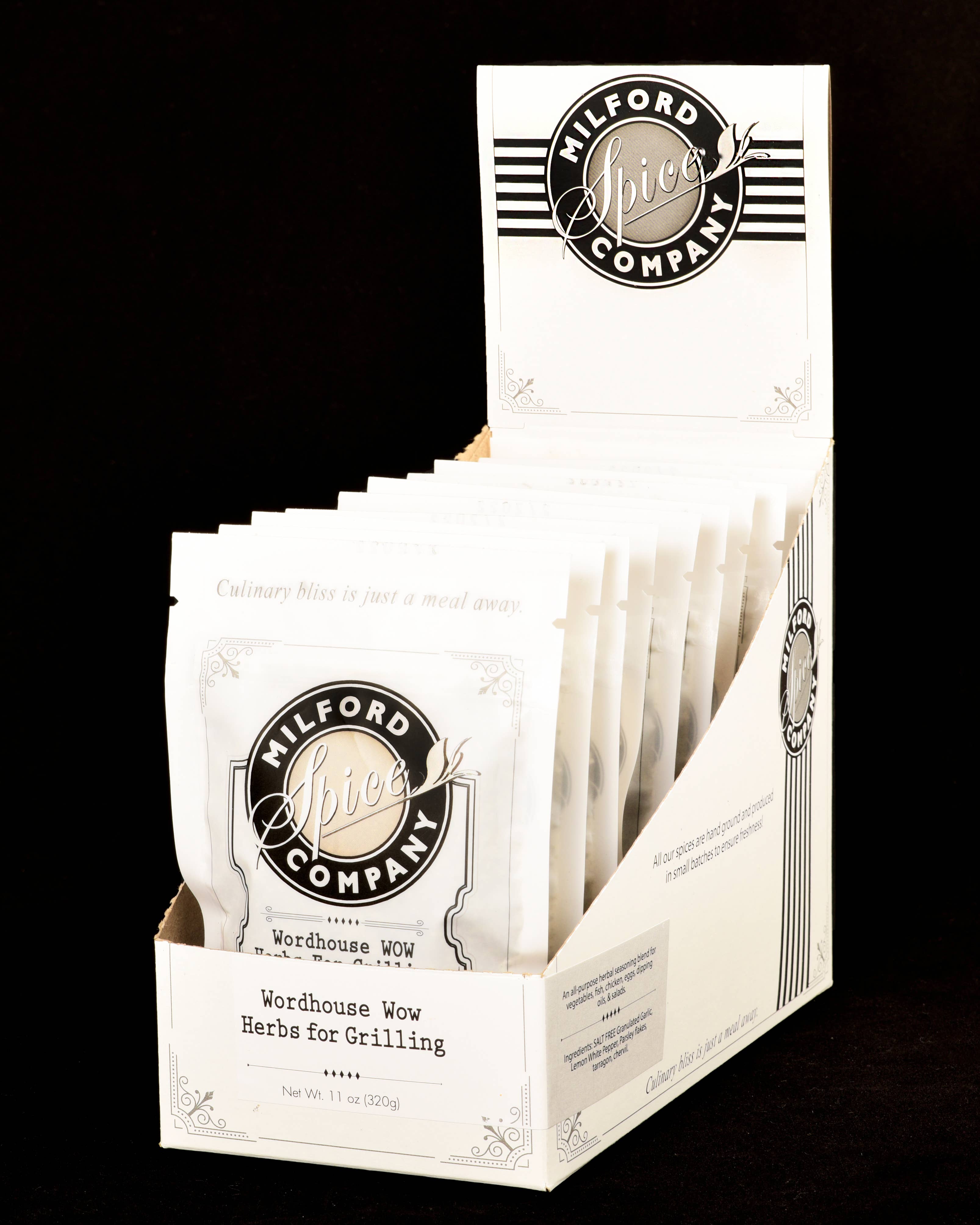 Milford Spice Company - Vente Marinades en poudre - Poitrine de poitrine de bœuf — Paquet de 10 dans une boîte présentoir3