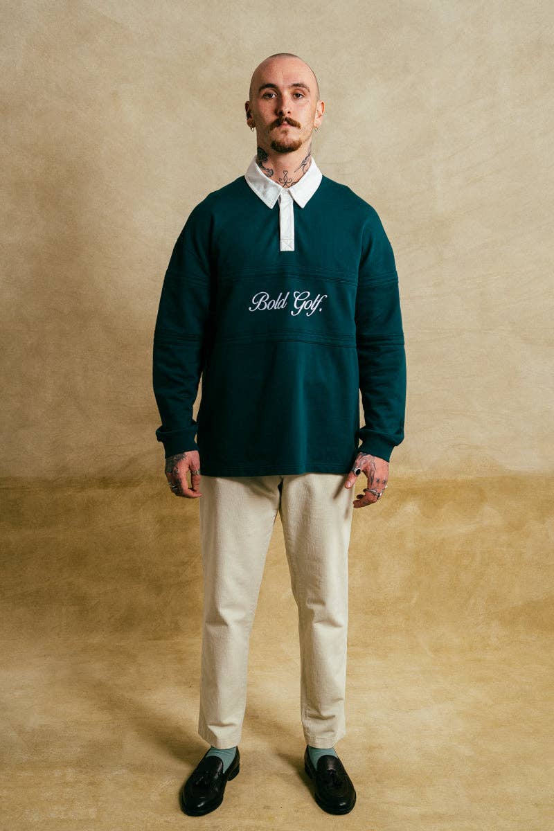 Forest Green Script Heavyweight Jersey - Heritage Edition for wholesale on Faire1