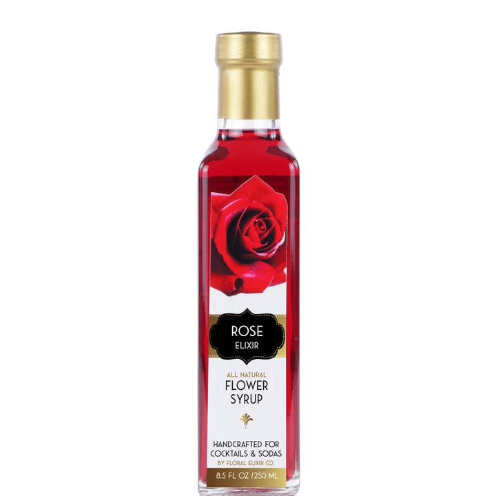 Floral Elixir Co. - Wholesale Cocktail Mix/Syrup - Rose Elixir. All Natural Cocktail & Soda Syrup.1