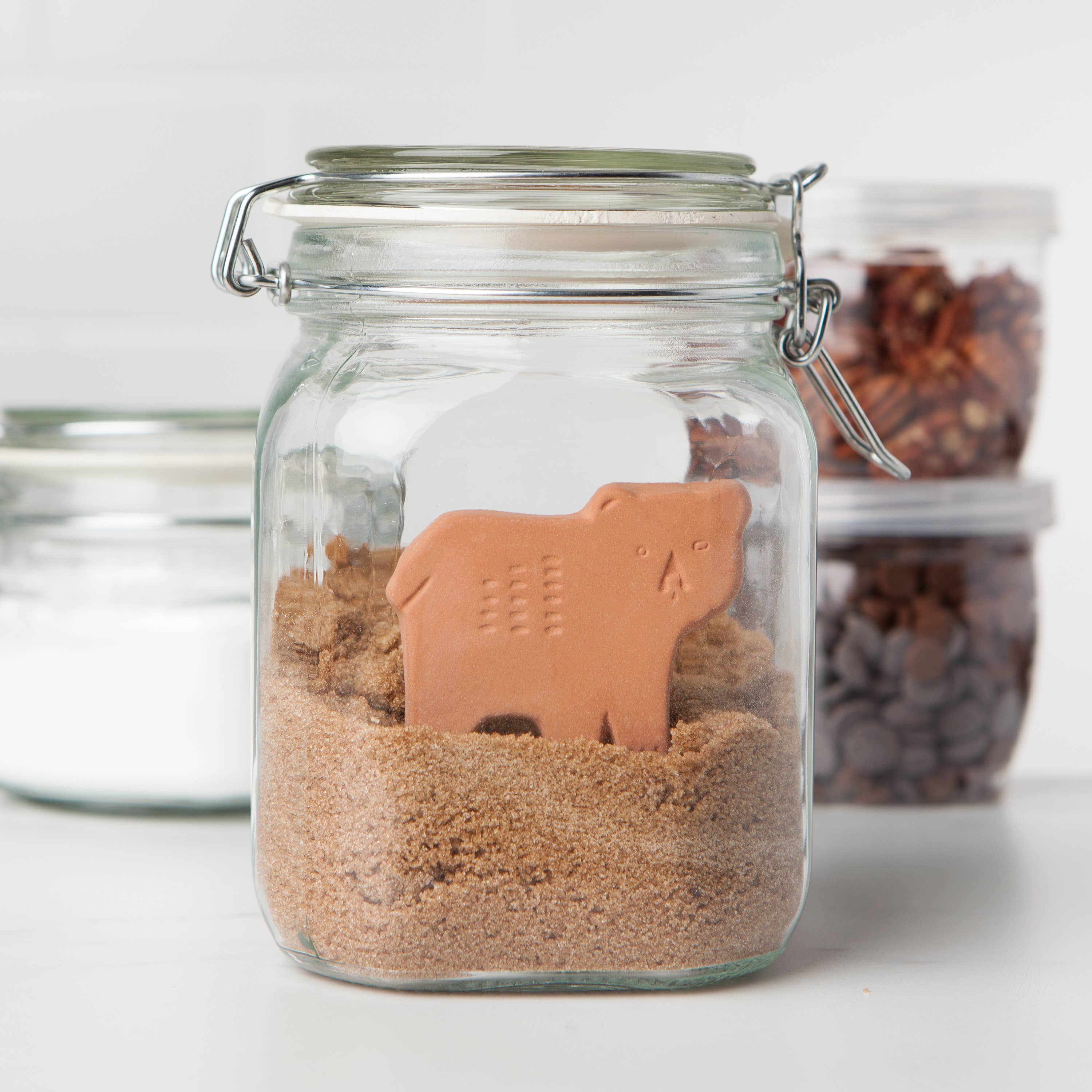 Now Designs by Danica - Wholesale Kitchen Tool/Gadget - Boris Bear Terracotta Sugar Saver1