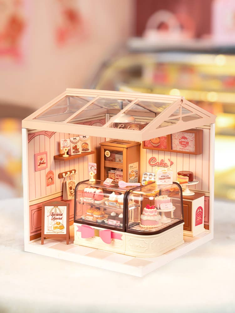 Robotime - Wholesale DIY Craft Kit - DW019B Rolife Tasty Cake Shop DIY Miniature House1