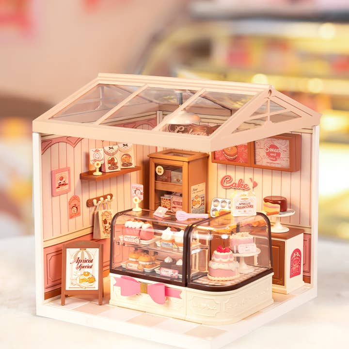 Robotime - Wholesale DIY Craft Kit - DW019B Rolife Tasty Cake Shop DIY Miniature House1