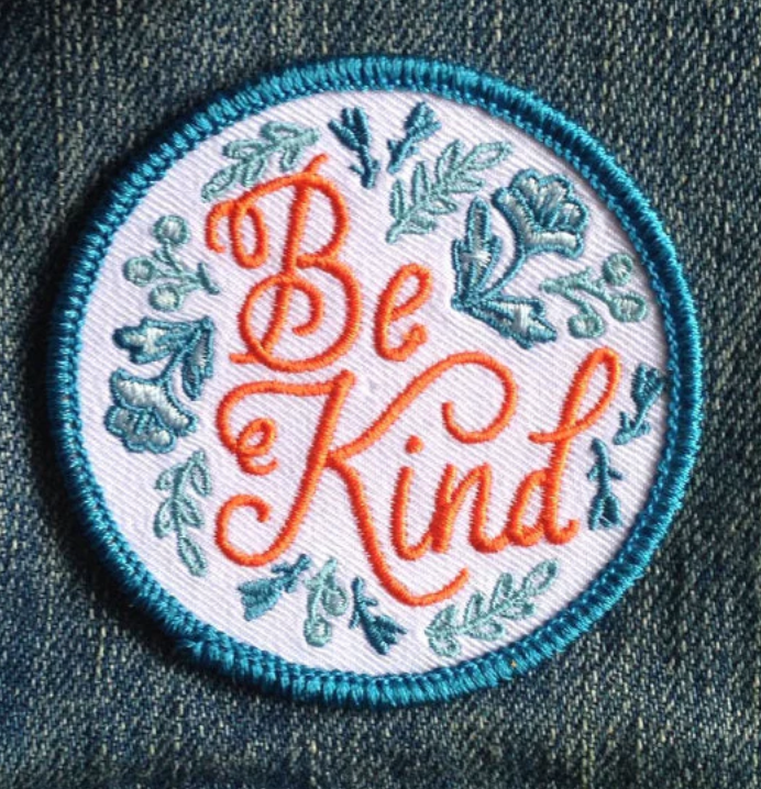 Frog & Toad Press - Wholesale Patch - Be Kind Patch2