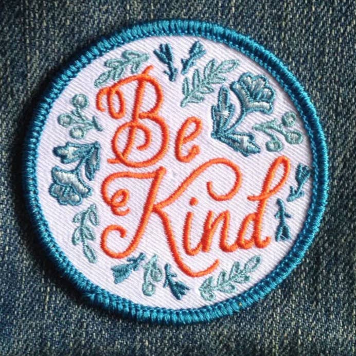 Frog & Toad Press - Wholesale Patch - Be Kind Patch2