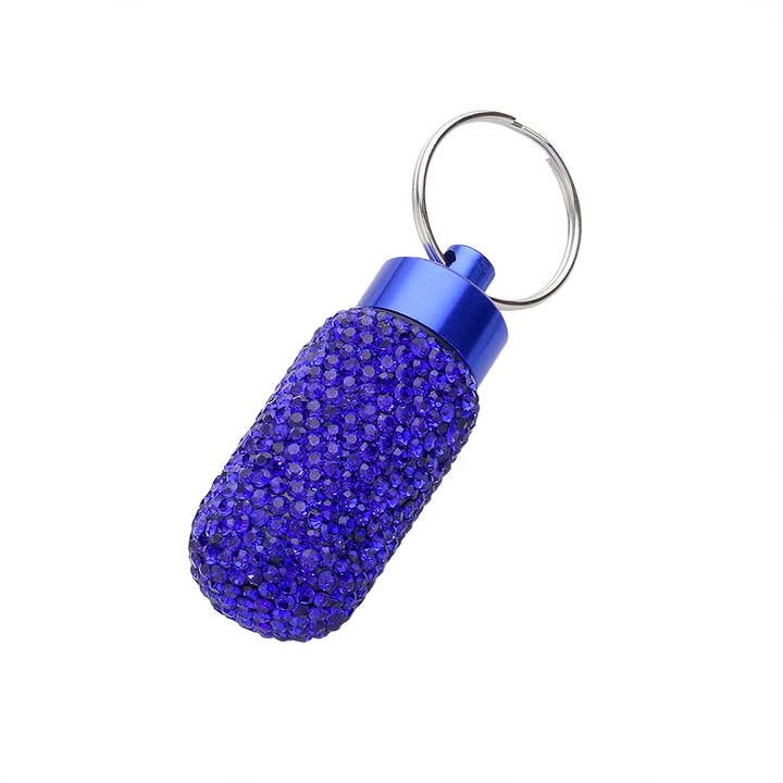 Sensibling Corp. - Wholesale Keychain - Women's - Bling Mini Pill Case Keychain