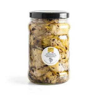 Superproducteur – Engroshandel Syltede grøntsager – Marinerede grillede artiskokker 1,7 kg