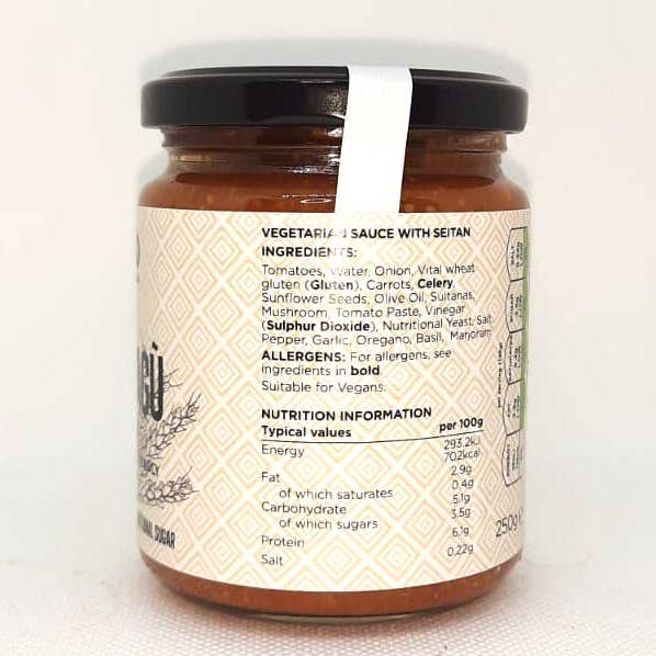 Cateritaly Ltd – wholesale Pasta sauce – 6 Seitan + 6 Mediterranean 250g